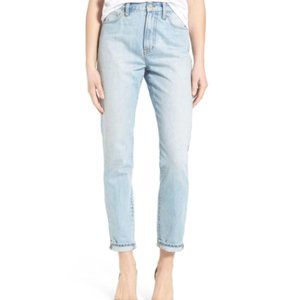 Madewell Light Wash Cropped Ankle Jeans